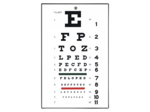 Tradicinė optometrinė lentelė