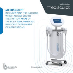 “Medisculpt” – aparatas kūno modeliavimui, raumenų stiprinimui, riebalų mažinimui, reabilitacijai ir gydymui
