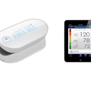 iHEALTH bevielis pulsoksimetras su programėle telefone