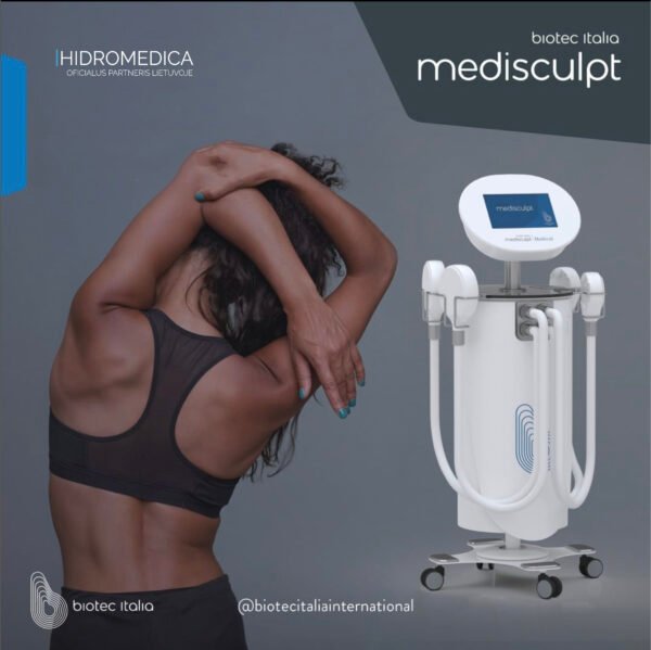 „Medisculpt” – aparatas kūno modeliavimui, raumenų stiprinimui, riebalų mažinimui, reabilitacijai ir gydymui