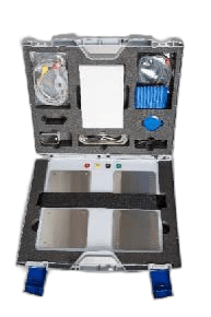 Aliuminis lagaminėlis vaistams ir priemonėms, tuščias