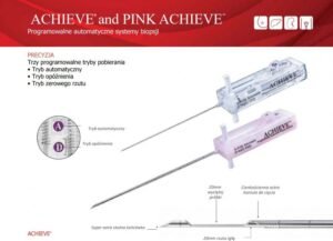 „Achieve” – automatinis adatinis pistoletas minkštųjų audinių biopsijai