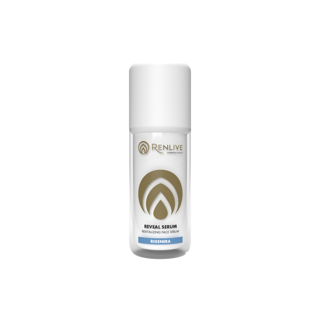 “RENLIVE Reveal serum” drėkinamasis ir maitinamasis serumas pavargusiai ir papilkėjusiai odai30 ml
