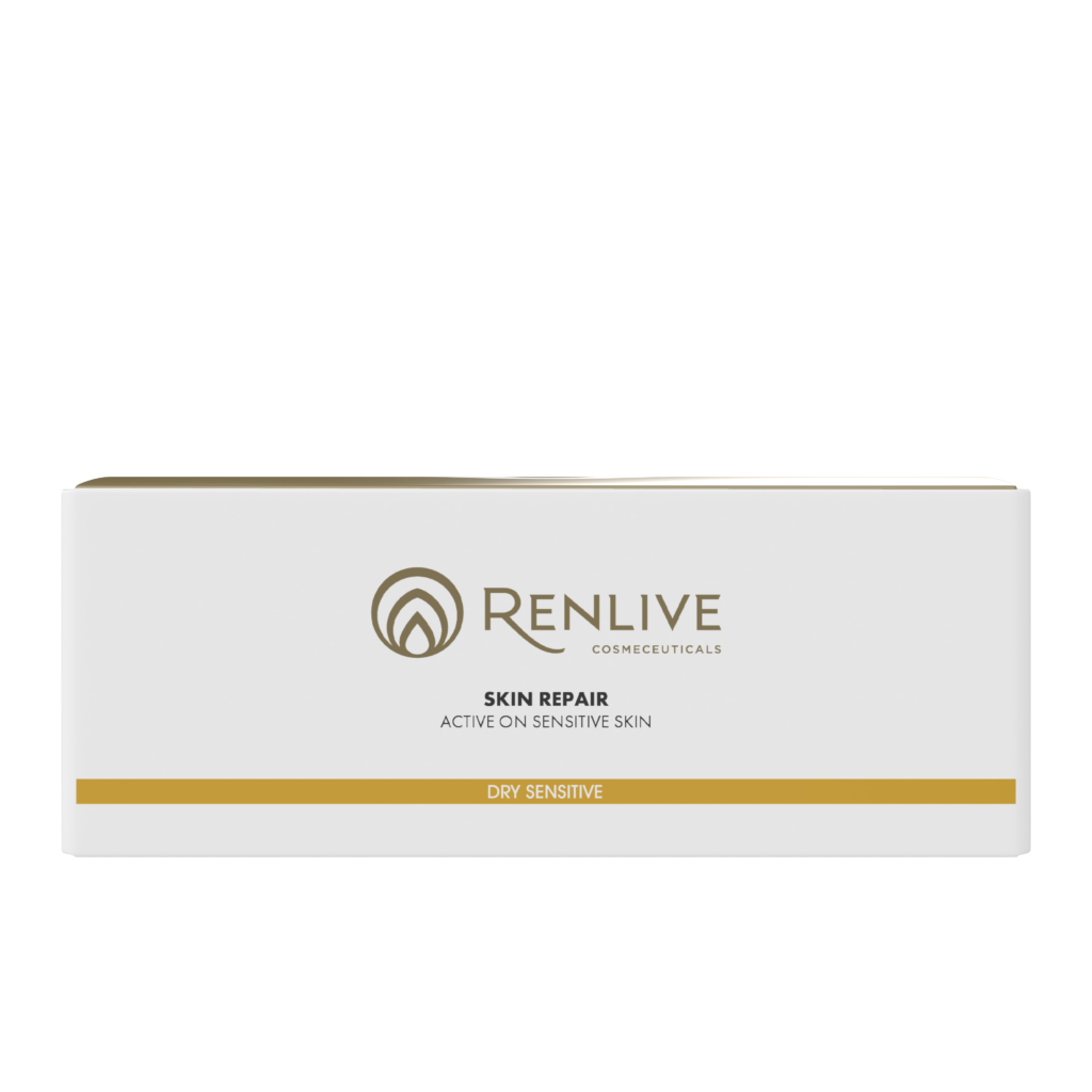 “RENLIVE skin repair” ampulės kuperozinei odai, 10 vnt.