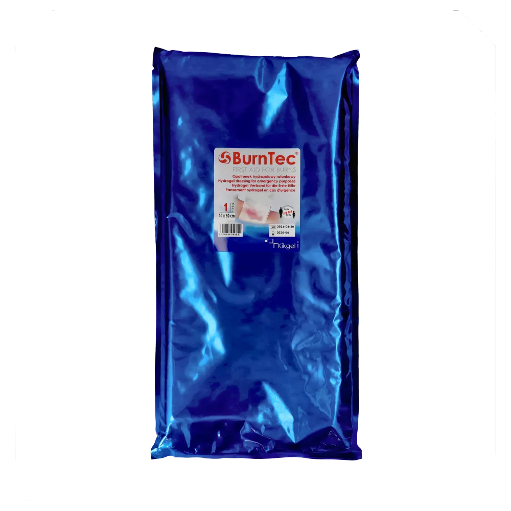 BurnTec hidrogelinis tvarstis nudegimams, dydis 40×60 cm, 1 vnt.