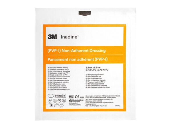 INADINE™ PVP-I nelipnus jodo tvarstis 9,5 x 9,5 cm, 1 vnt