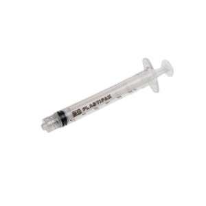 3 dalių švirkštas „BD Plastipak” 3 ml,  luer lock, 200 vnt.
