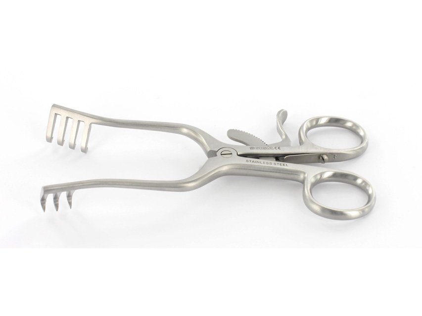 Retraktorius, aštrus, 13 cm