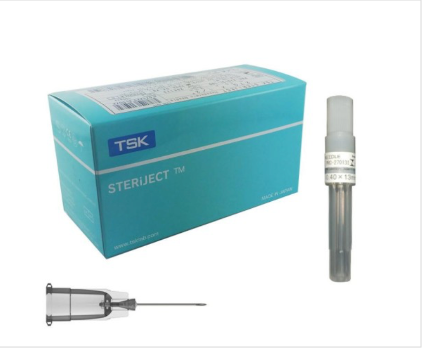 TSK STERiJECT 27G x 1/2″ 0,4 x 13 mm adatos užpildams, 100 vnt.