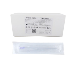 Meso-relle adata 24G 0,55 x 100 mm,  intralipoterapijai, 1 vnt.
