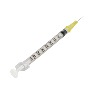 Insulino švirkštai BD PLASTIPAK 1 ml su adata, 120 vnt.