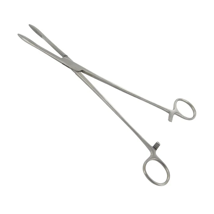 Nerūdijančio plieno, tiesios Chéron žnyplės, 1 vnt.