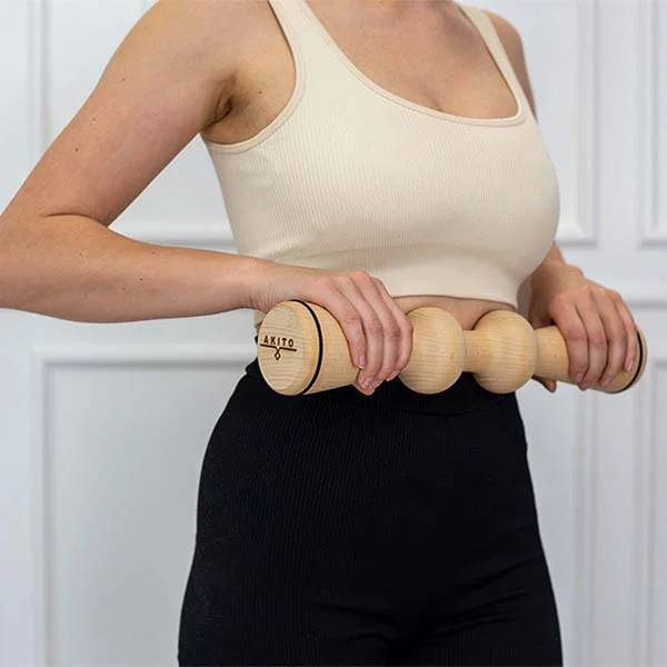 Medinis pėdų ir kūno masažuoklis