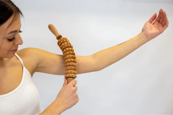 Medinis masažuoklis, lankstus