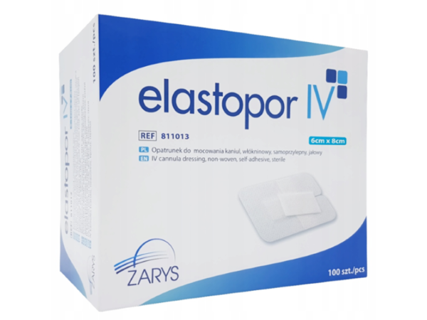 ELASTOPOR IV 6 cm x 8 cm, 100 vnt.