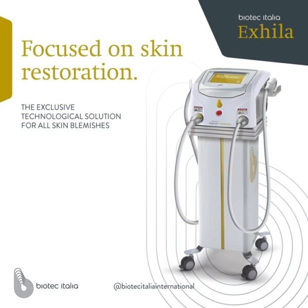 „EXHILA” – mikrodermabrazijos su inertiniais kristalais ir sonoporacijos su deguonimi aparatas