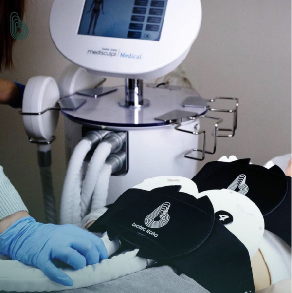 „Medisculpt” – aparatas kūno modeliavimui, raumenų stiprinimui, riebalų mažinimui, reabilitacijai ir gydymui