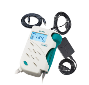 Vaisiaus dopleris „Edan Sonotrax II” su LCD ekranu ir įkraunama baterija