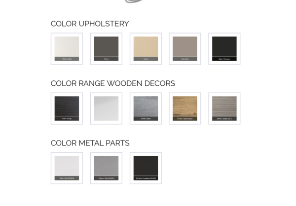 Procedūrinis – SPA stalas „E-line”, Gharieni