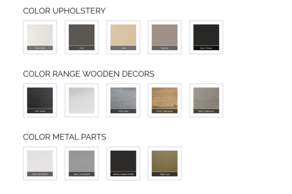 Procedūrinis – SPA stalas „MLR SELECT” vintažinė versija, Gharieni