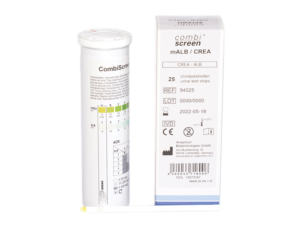 Šlapimo juostelės mikroalbuminurijai nustatyti, 25 vnt.