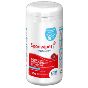 Aukšto intensyvumo dezinfekcinės servetėles „Sporiwipes”, 150 vnt.