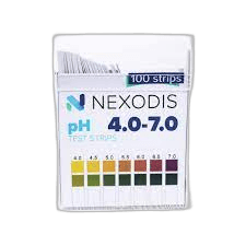 Juostelės makšties pH matuoti (4-7.0), 100 vnt.