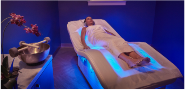 Binauralinės akustinės terapijos stalas „Welnamis”