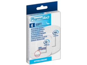 PHARMADOCT HIPOALERGENINIAI pleistrai 2 dydžių, 4 vnt.