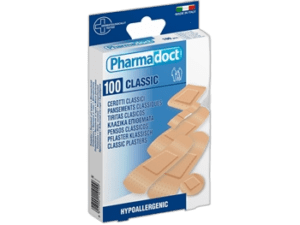 PHARMADOCT CLASSIC pleistrai įvairių dydžių, net 100 vnt.