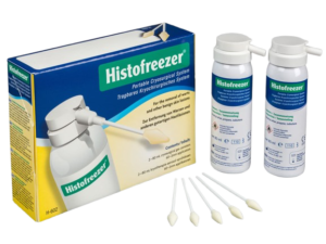 HISTOFREEZER® krioterapijos rinkinys – 2 × 80 ml, 60 aplikatorių, 2 mm