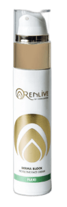 „RENLIVE Derma Block” maitinamasis ir drėkinamasis veido kremas su vidutiniu apsaugos nuo saulės faktoriumi SPF 15+, 50 ml