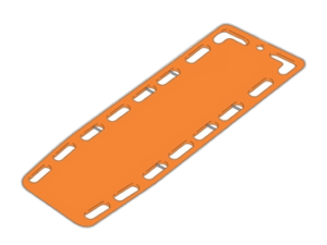 Spinalinė lenta suaugusiems, oranžinė, 1 vnt.