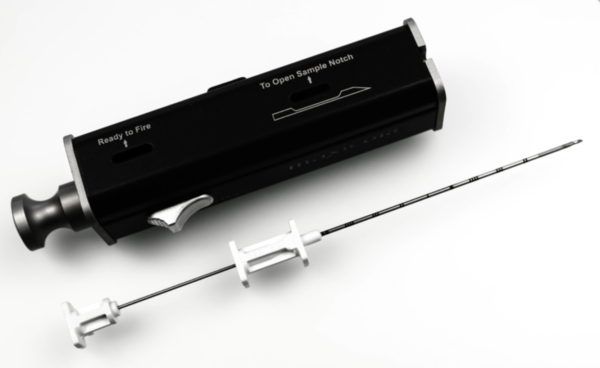 MAXICORE daugkartinio naudojimo automatinė biopsijos šaudyklė