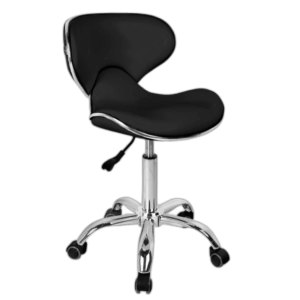 Gabbiano profesionali meistro kėdutė su ratukais  „Q-4599”,  juoda, 1 vnt.