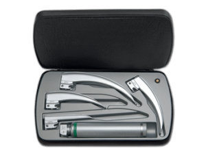 HEINE klasikinis + F.O. laringoskopo rinkinys – 4 geležtės, 1 vnt.