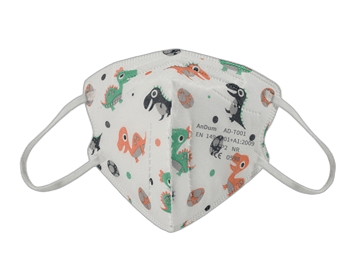FFP2″ apsauginės kaukės su filtru, 20 vnt., dinozaurai