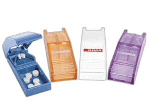 Tablečių smulkintuvas, įvairių spalvų, 1 vnt.