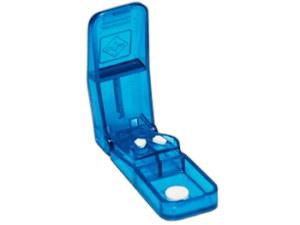 Tablečių smulkintuvas, mėlynas, 1 vnt.