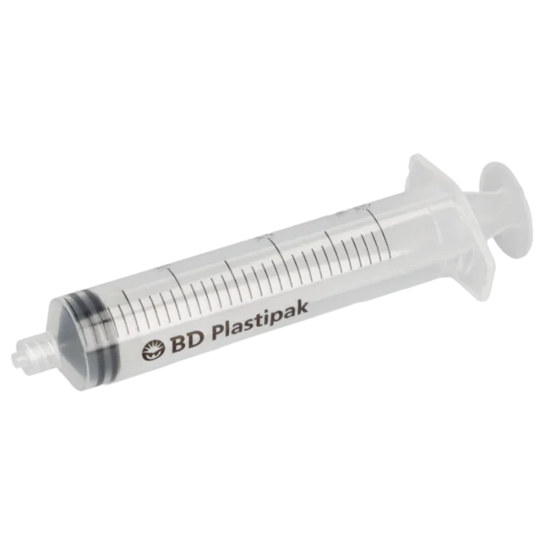 3 dalių švirkštas „BD Plastipak” luer lock, 1 vnt.