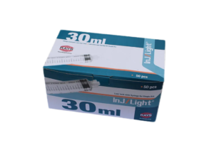 Sterilūs, vienkartiniai švirkštai „InJ-Light”, 30 ml, luer, 50 vnt.