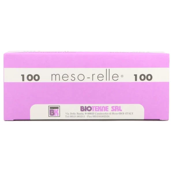 Meso- relle adatos, 27G 2,5 mm – baltos spalvos, 25 vnt.