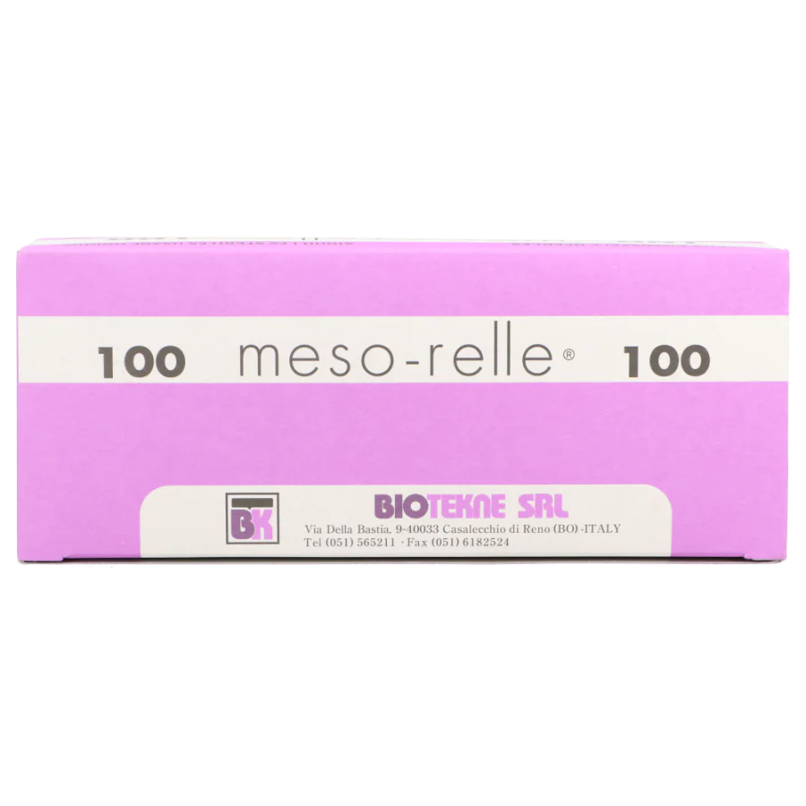 Meso- relle adatos, 27G 2,5 mm – baltos spalvos, 25 vnt.