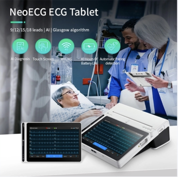 Elektrokardiografas su spausdintuvu „Neo T180” su transportavimo krepšiu