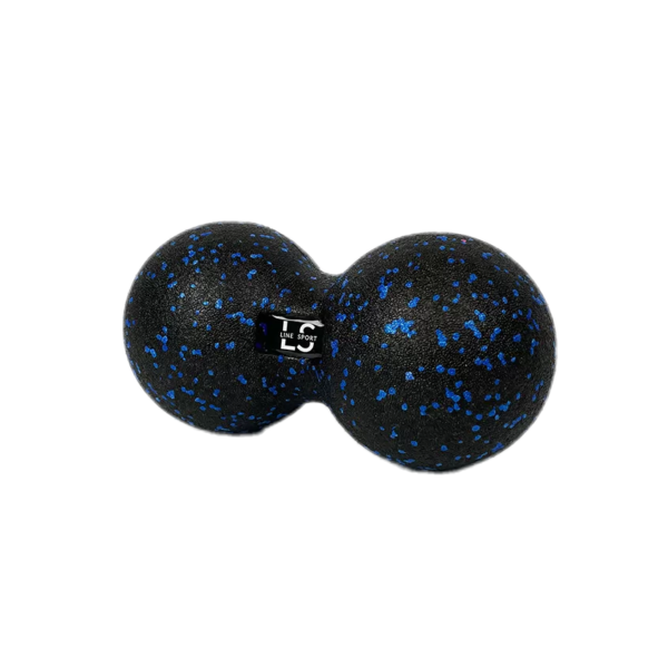 Dvigubas masažinis kamuoliukas, 12 cm