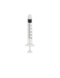 „Mediware“ vienkartiniai švirkštai 2/3ml 3 dalių Luer-Lock, sterilūs (100 vnt.)