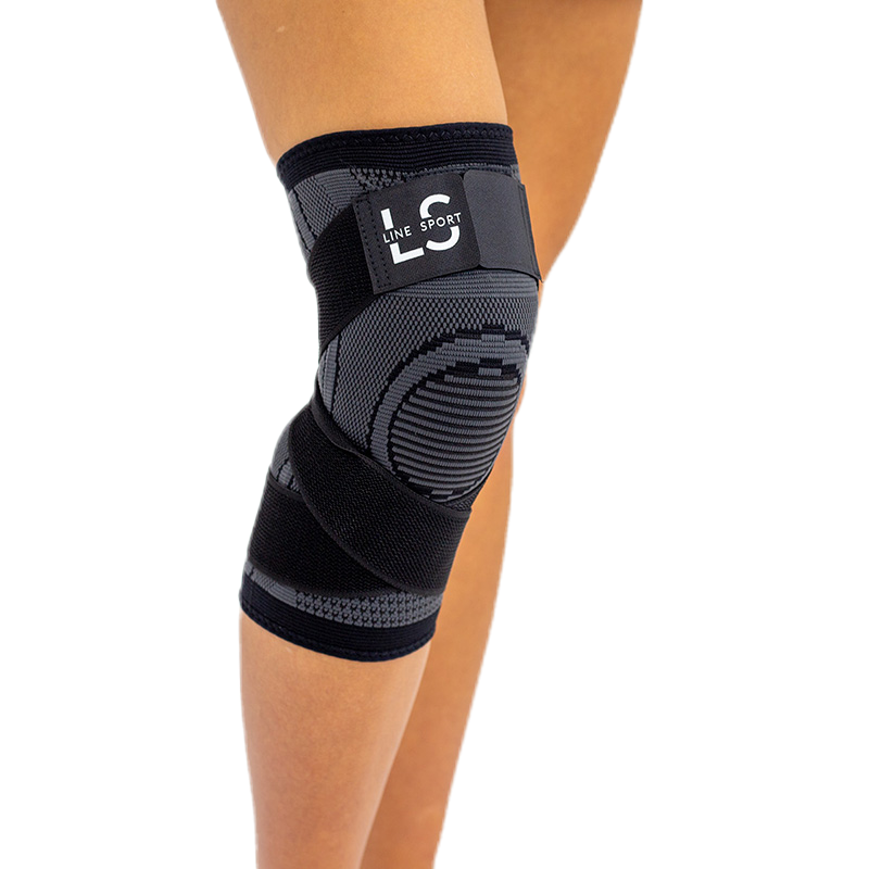 Elastinis kelio stabilizatorius, įtvaras „Line Sport” su tvirtinimo gumomis