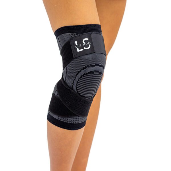 Elastinis kelio stabilizatorius, įtvaras „Line Sport” su tvirtinimo gumomis