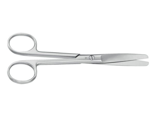 „AESCULAP“ chirurginės žirklės – tiesios – bukos / bukos – 15 cm, 1 vnt.