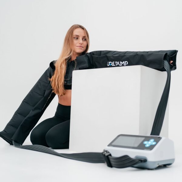 8 kamerų dviguba manžetė rankoms, pečiams ir krūtinei